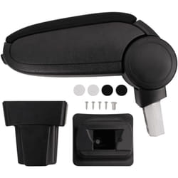 vidaXL Accoudoir de voiture noir 11,5x32x(30-50) cm ABS