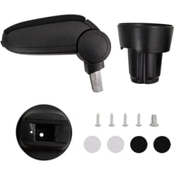 vidaXL Accoudoir de voiture noir 13x33x(33-49) cm ABS