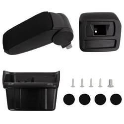 vidaXL Accoudoir de voiture noir 15x31x(28-44) cm ABS