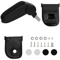vidaXL Accoudoir de voiture noir 15x35x(30-47) cm ABS