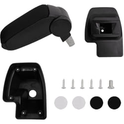 vidaXL Accoudoir de voiture noir 15x35x(33-49,5) cm ABS