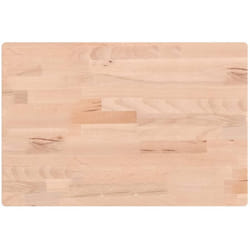 Dessus de table 60x40x1,5 cm rectangulaire bois massif de hêtre Vidaxl