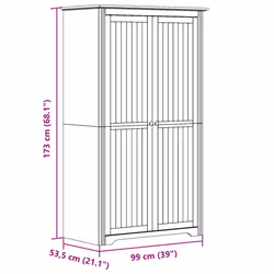 VidaXL 355061 placard et armoire de chambre à coucher - Vue supplémentaire 8