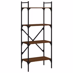 VidaXL 833342, Marron, Chêne, Acier, Bois, 560 mm, 315 mm, 1385 mm