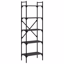 VidaXL 833343, Noir, Métal, Bois, 560 mm, 315 mm, 1740 mm