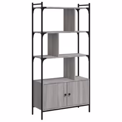 VidaXL 833351, Gris, Chêne, Acier, Bois, 765 mm, 300 mm, 1545 mm