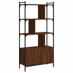 VidaXL 833352, Marron, Chêne, Acier, Bois, 765 mm, 300 mm, 1545 mm