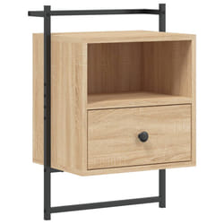 VidaXL 833435 Table de nuit et table de chevet Chêne