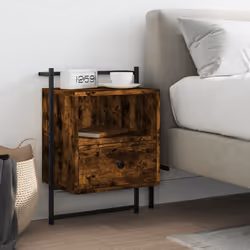 VidaXL 833437 Table de nuit et table de chevet Chêne