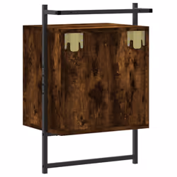 VidaXL 833437 Table de nuit et table de chevet Chêne - Vue supplémentaire 8