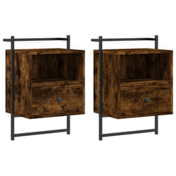 VidaXL 833438 Table de nuit et table de chevet Chêne