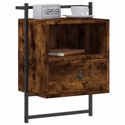 VidaXL 833438 Table de nuit et table de chevet Chêne