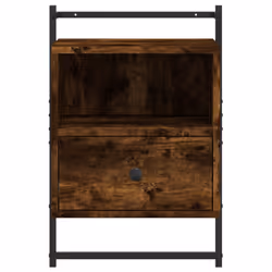 VidaXL 833438 Table de nuit et table de chevet Chêne - Vue supplémentaire 7