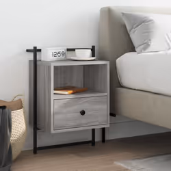 VidaXL 833439 Table de nuit et table de chevet Chêne