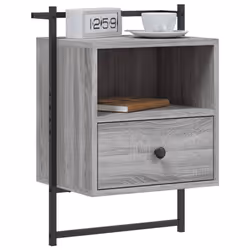 VidaXL 833439 Table de nuit et table de chevet Chêne