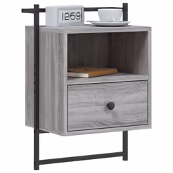 VidaXL 833440 Table de nuit et table de chevet Chêne
