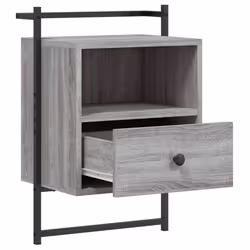 VidaXL 833440 Table de nuit et table de chevet Chêne - Vue supplémentaire 5