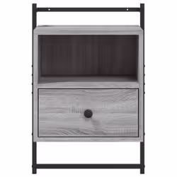 VidaXL 833440 Table de nuit et table de chevet Chêne - Vue supplémentaire 7