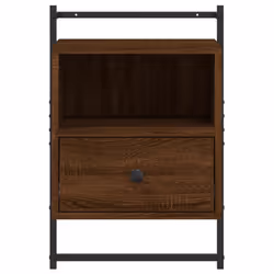 VidaXL 833441 Table de nuit et table de chevet Chêne - Vue supplémentaire 6