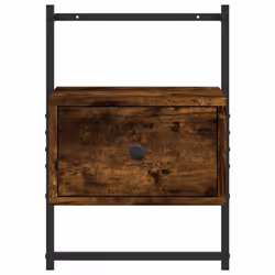 VidaXL 833448 Table de nuit et table de chevet Chêne - Vue supplémentaire 6