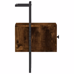 VidaXL 833448 Table de nuit et table de chevet Chêne - Vue supplémentaire 7