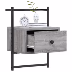 VidaXL 833449 Table de nuit et table de chevet Chêne
