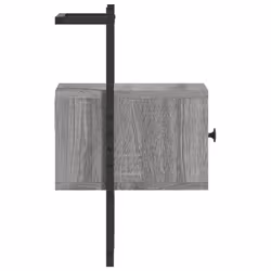 VidaXL 833449 Table de nuit et table de chevet Chêne - Vue supplémentaire 6
