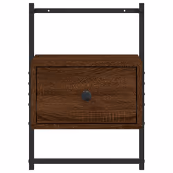VidaXL 833451 Table de nuit et table de chevet Chêne - Vue supplémentaire 5