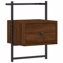 VidaXL 833452 Table de nuit et table de chevet Chêne - Vue supplémentaire 5