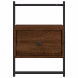 VidaXL 833452 Table de nuit et table de chevet Chêne - Vue supplémentaire 6