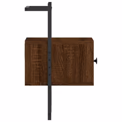 VidaXL 833452 Table de nuit et table de chevet Chêne - Vue supplémentaire 7
