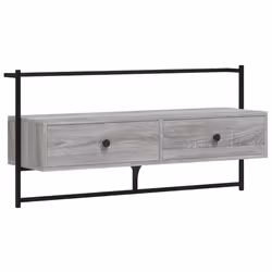 VidaXL 833461, Gris, Métal, Bois, 1005 mm, 300 mm, 510 mm, 1 pièce(s)