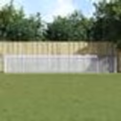 vidaXL Poulailler avec toit anthracite 603x98x90 cm acier galvanisé
