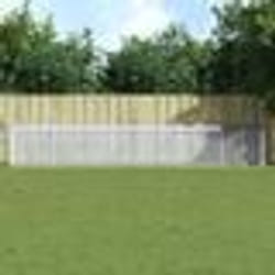 vidaXL Poulailler avec toit anthracite 603x98x90 cm acier galvanisé
