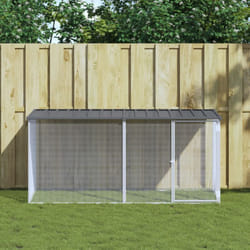 Vidaxl - Poulailler avec toit anthracite 203x98x90 cm acier galvanisé
