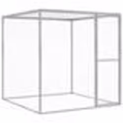 vidaXL Poulailler avec cour anthracite 117x1221x123 cm acier galvanisé