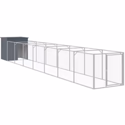 Offrez sécurité et confort à vos amis à fourrure avec cette niche pour chien avec cour. Utilisation polyvalente : combinée av ...