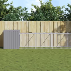 Offrez sécurité et confort à vos amis à fourrure avec cette niche pour chien avec cour. Utilisation polyvalente : combinée av ...