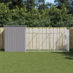 Offrez sécurité et confort à vos amis à fourrure avec cette niche pour chien avec cour. Utilisation polyvalente : combinée av ...