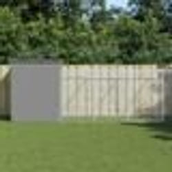 vidaXL Niche pour chien avec cour gris clair 165x1271x181 cm
