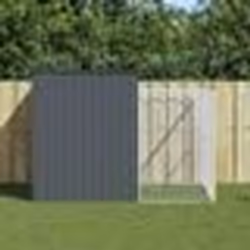 vidaXL Niche pour chien avec cour anthracite 214x253x181 cm