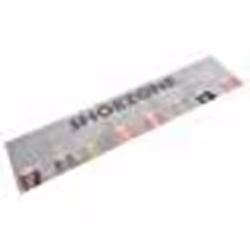 vidaXL Tapis de cuisine lavable impression shoezone 60x300 cm velours