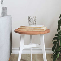 Dessus de table Ø30x1,5 cm rond bois massif de hêtre Vidaxl