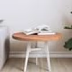vidaXL Dessus de table Ø50x2,5 cm rond bois massif de hêtre