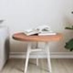vidaXL Dessus de table Ø50x2,5 cm rond bois massif de hêtre