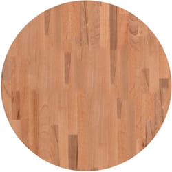 Dessus de table Ø60x2,5 cm rond bois massif de hêtre vidaXL