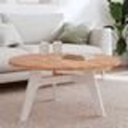 vidaXL Dessus de table Ø90x2,5 cm rond bois massif de hêtre