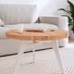 vidaXL Dessus de table Ø70x4 cm rond bois massif de hêtre