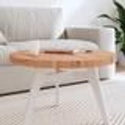 vidaXL Dessus de table Ø70x4 cm rond bois massif de hêtre