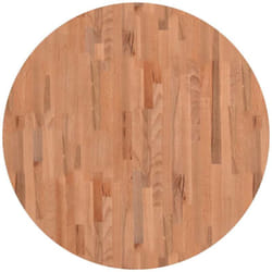 Dessus de table Ø90x4 cm rond bois massif de hêtre Vidaxl